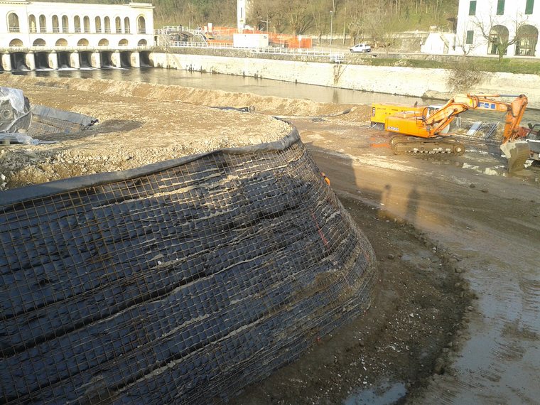 Diga di Panperduto - area di cantiere