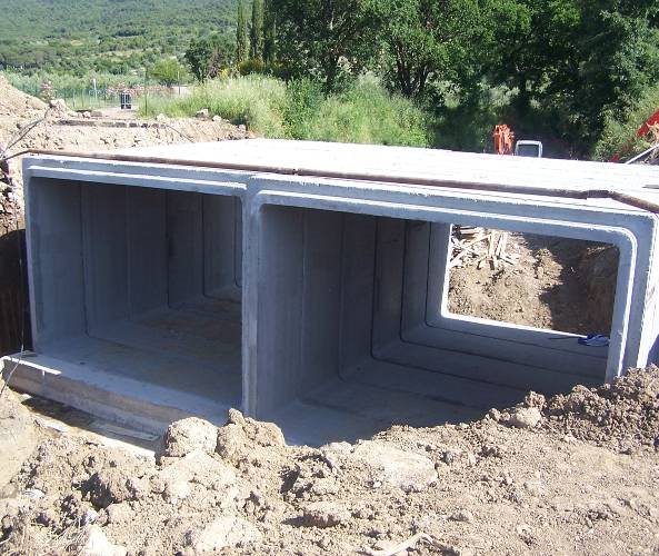 Ricostruzione del ponte - posa manufatti scatolari