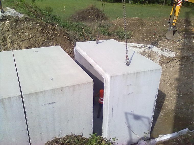 Scatolari prefabbricati - scatolari su cantiere di La Spezia
