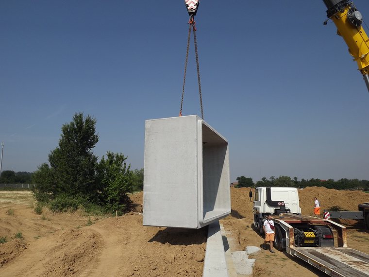 Scatolari prefabbricati - scatolari su cantiere di Cuneo