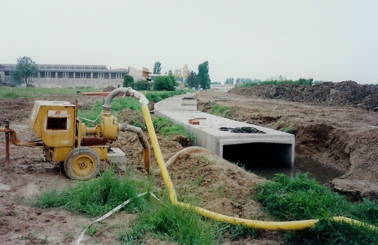 Scatolari prefabbricati - posa scatolari cantiere di Padova