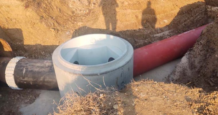 Pozzetti prefabbricati - pozzetto in cantiere