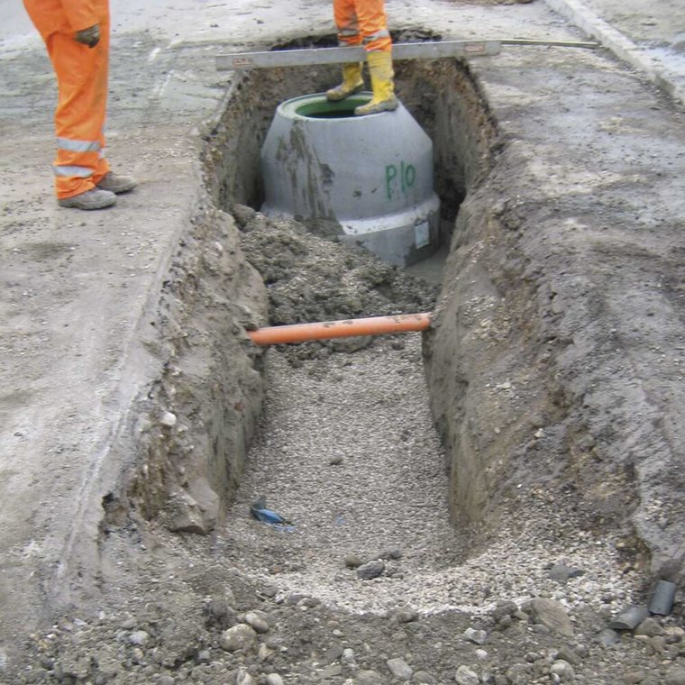 Pozzetti prefabbricati - pozzetto in cantiere