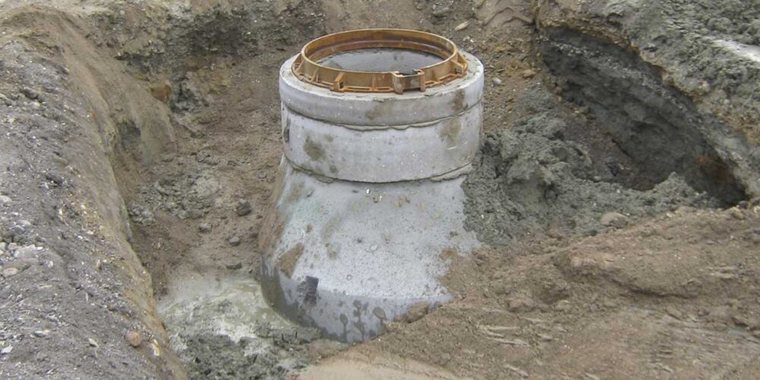 Pozzetti prefabbricati - pozzetto in cantiere