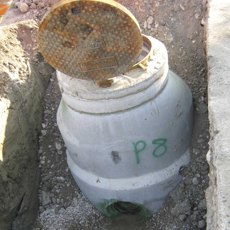 Pozzetti prefabbricati - pozzetto in cantiere