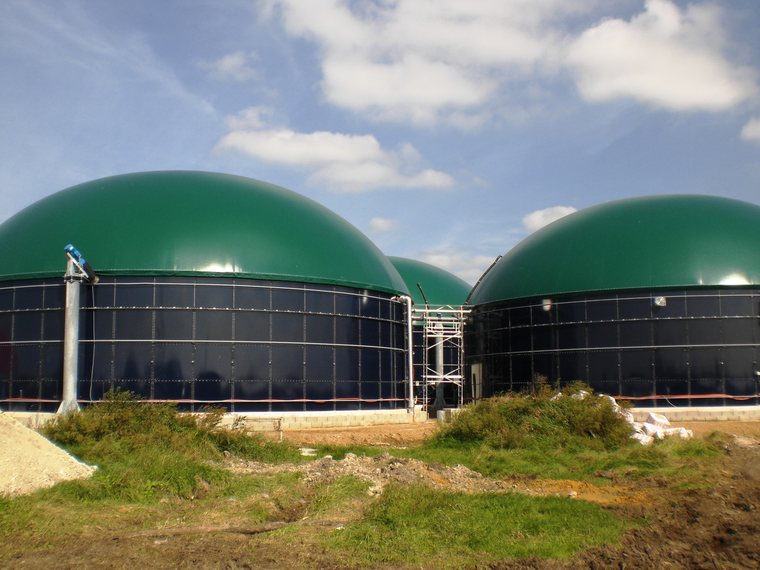 Serbatoi in vetro-fuso-acciaio per impianto biogas